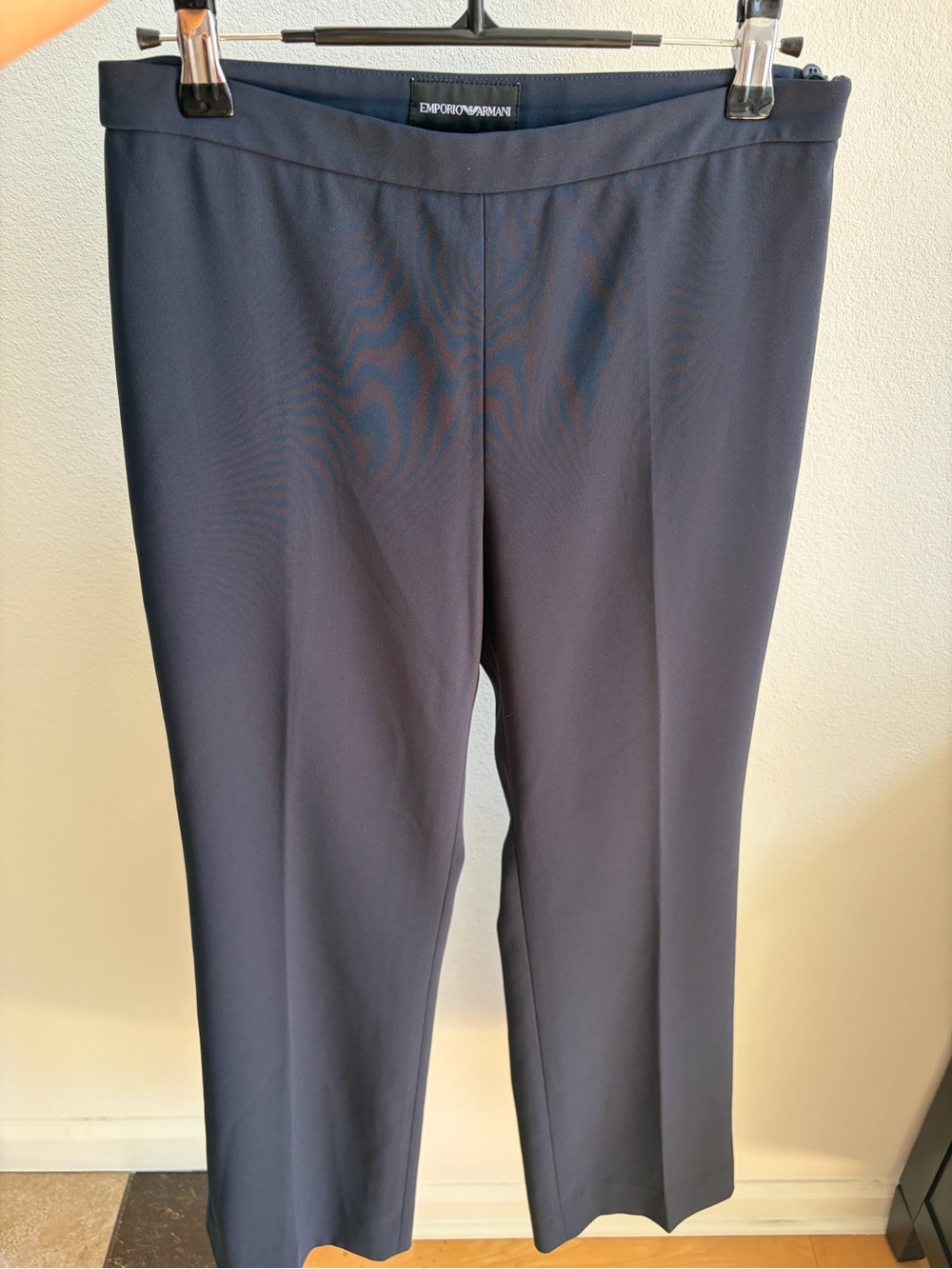 Emporio Armani Navy Straight-Leg Trousers EU 38 US 2 Like New